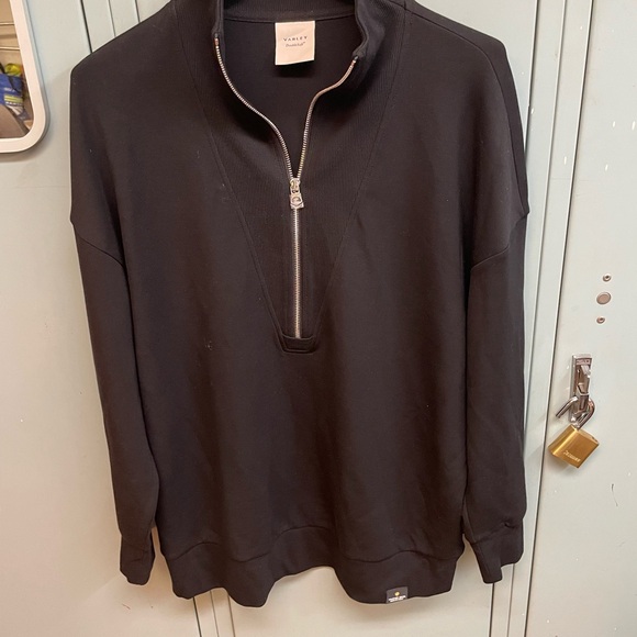 Varley Ribbed Black Zip-Up Jacket - Picture 2 of 7